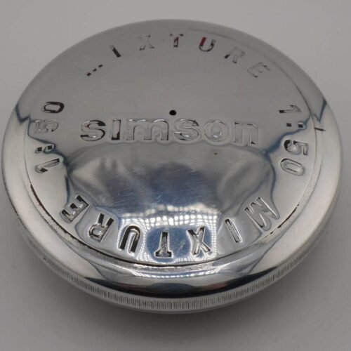 Korek zbiornika paliwa do Simson S51 SR50, odnowiony i odświeżony, z niemieckiej produkcji DDR.