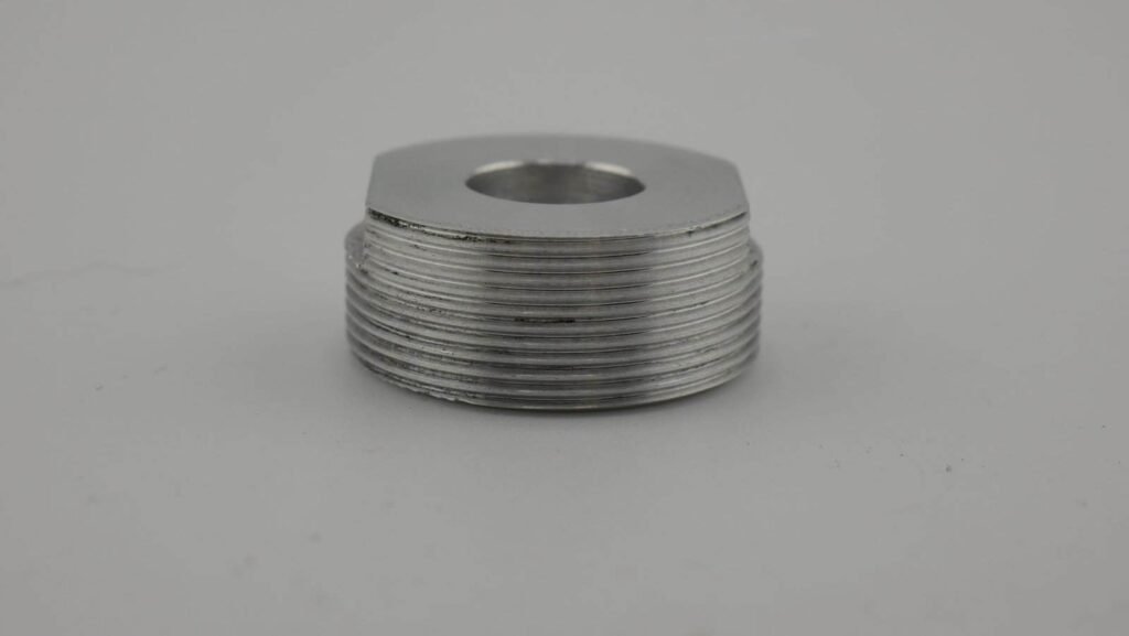 Nakrętka wkładu amortyzatora M17 aluminiowa zmodyfikowana.