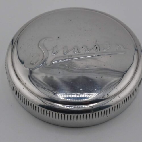 Korek zbiornika paliwa do motocykla Simson SR1 SR2, odnowiony i w dobrym stanie.