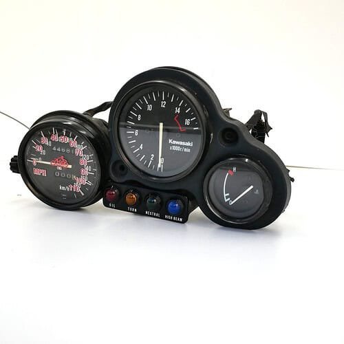 F2530 25005 Prędkościomierz obrotomierz licznik wersja H 1989 - 1990 (SPEEDOMETER) – Kawasaki ZXR400H 250051248 – używane