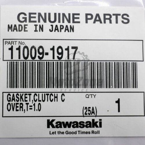 MotoZoneService - 11009 Uszczelka sprzęgła (GASKET, CLUTCH COVER, T=1.0) – Kawasaki ZXR400 110091917 – nowe