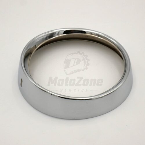 Rama lampy przedniej do motocykla JAWA 250/350 z epoki, ponownie chromowana.