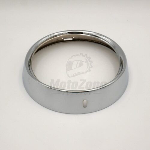 Ramka lampy przedniej do motocykla Jawa 250/350, oryginalna z epoki, ponownie chromowana.