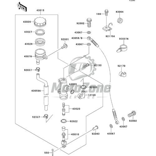 Pompa hamulcowa tylna