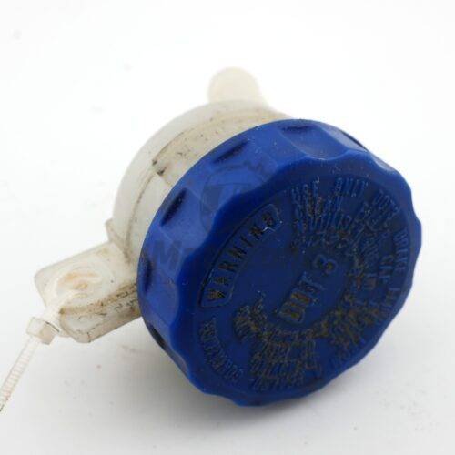 MotoZoneService - 43078 / 43027 / 43028 / 43026 Zbiorniczek tylnej pompy hamulcowej (komplet) (RESERVOIR / CAP / DIAPHRAGM) – Kawasaki ZXR400 430781082 / 430271051 / 430281057 / 430261051 – używane