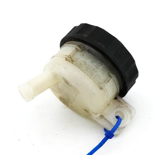 43078 / 43027 / 43028 / 43026 Zbiorniczek tylnej pompy hamulcowej (komplet) (RESERVOIR / CAP / DIAPHRAGM) – Kawasaki ZXR400 430781082 / 430271051 / 430281057 / 430261051 – używane