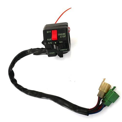 46091 Przełączniki zespolone obudowa prawa (HOUSING-ASSY-CONTROL,RH) – Kawasaki ZXR400 460911441 – używane