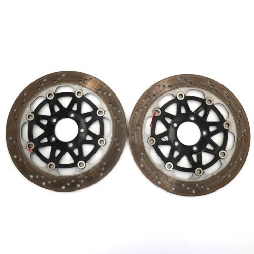 MotoZoneService - 41080 + 41080A Tarcze hamulcowe przednie 310mm komplet lewa + prawa (DISC) – Kawasaki ZXR400 4108013125C / 4108013135C – używane (Kopia)
