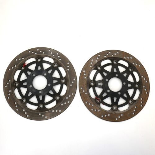 MotoZoneService - 41080 + 41080A Tarcze hamulcowe przednie 310mm komplet lewa + prawa (DISC) – Kawasaki ZXR400 4108013125C / 4108013135C – używane (Kopia)