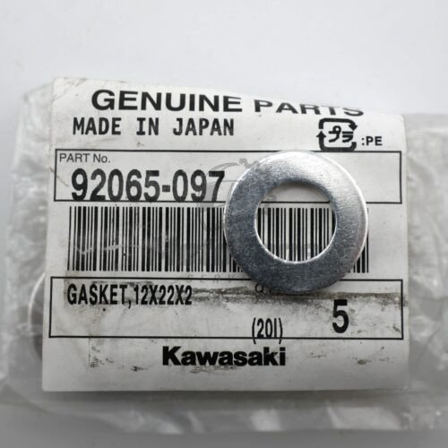 92065 Uszczelka korka spustowego 12X22X2 (GASKET,12X22X2,DRAIN PLUG) – Kawasaki ZXR400 92065097 – nowe