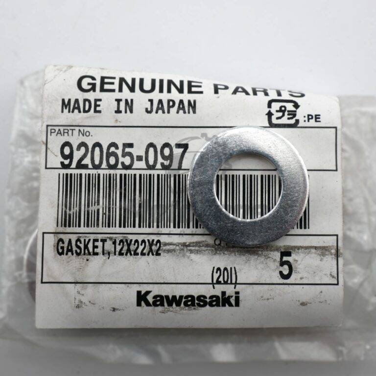 MotoZoneService - 92065 Uszczelka korka spustowego 12X22X2 (GASKET,12X22X2,DRAIN PLUG) – Kawasaki ZXR400 92065097 – nowe