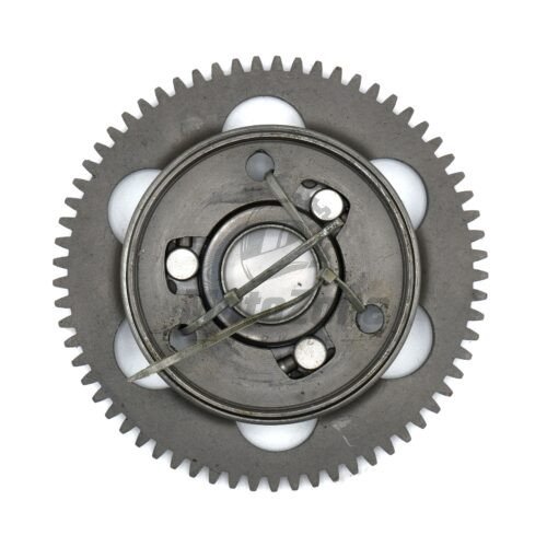 13193 / 16085 Sprzęgło jednokierunkowe + koło zębate 65T wersja H (CLUTCH-ASSY-ONEWAY + GEAR, ONEWAY CLUTCH) – Kawasaki ZXR400H 131931002 / 132160880 – używane 2