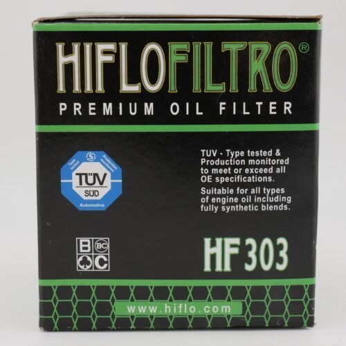 MotoZoneService - 16097 Filtr oleju HIFLOFILTRO HF303 (FILTER-ASSY-OIL) – Kawasaki ZXR400 160970008 – nowe