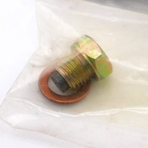 MotoZoneService - 92066 Korek spustowy oleju z magnesem 12X15 (PLUG,OIL DRAIN) – Kawasaki ZXR400 920661174 – nowe