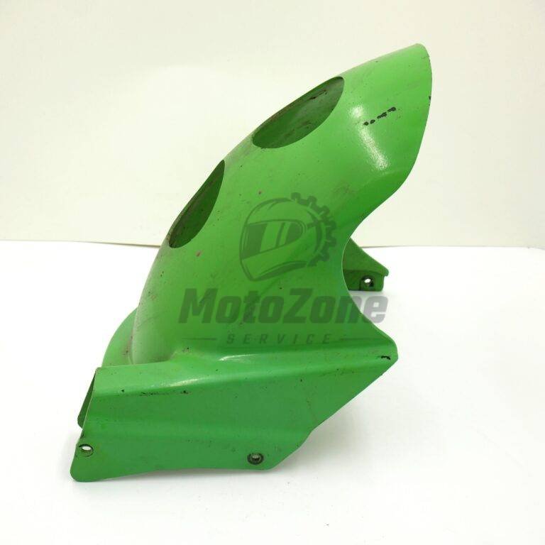35023C Nadkole tylne / błotnik tył (FENDER-REAR,INNER) – Kawasaki ZXR400 350231363 – używane 1 Zielony tylny błotnik Kawasaki ZXR400 z otworami montażowymi.