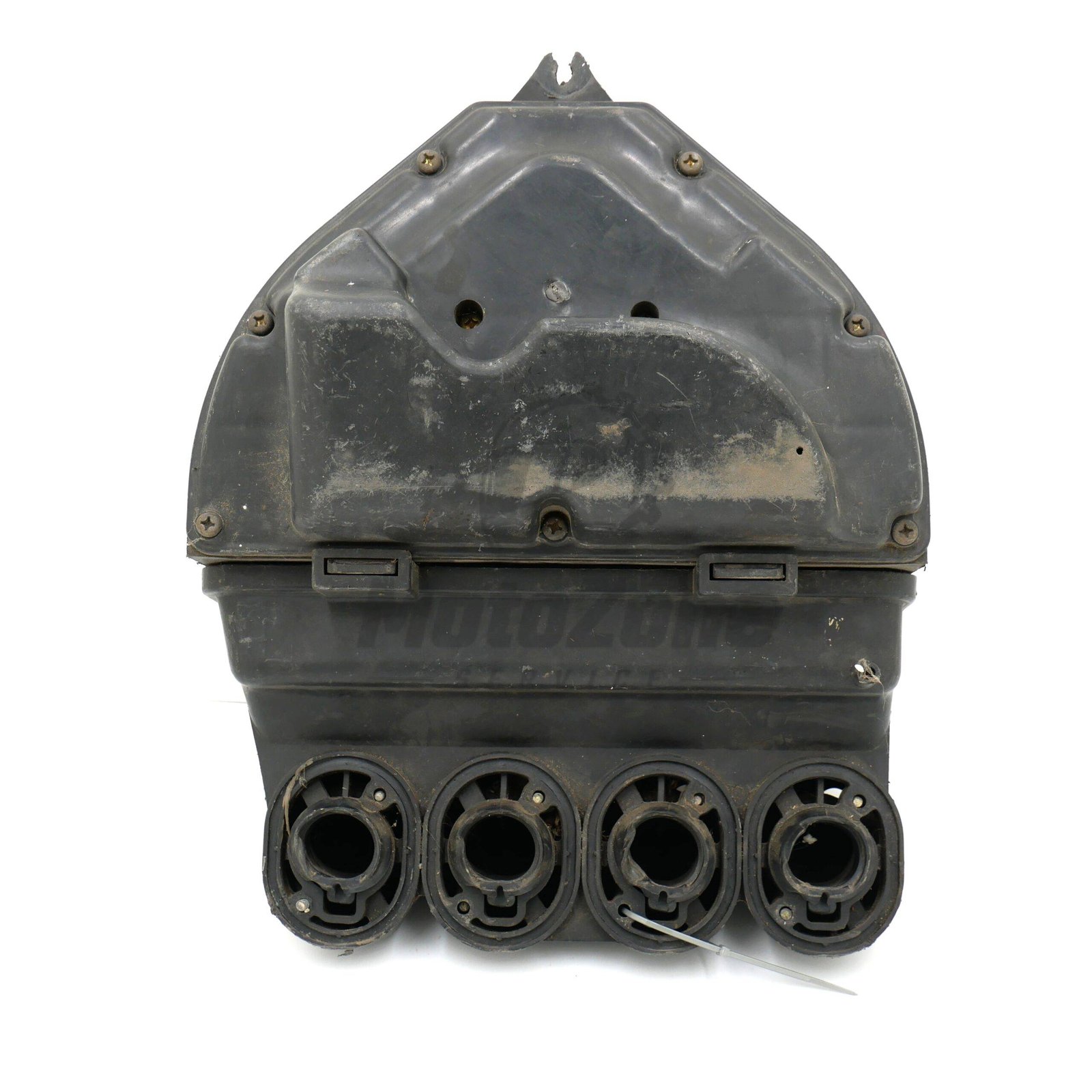 11010 Obudowa filtra powietrza wersja H (AIRBOX FILTER-ASSY-AIR) – Kawasaki ZXR400H 1989-1990 110111287 – używane 5 Obudowa filtra powietrza do Kawasaki ZXR400H, wersja H, używana, w dobrym stanie.