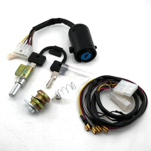 MotoZoneService - Zestaw stacyjka dwa zamki wiązka – Simson S53 – MZA 60596-A-S – nowe OEM
