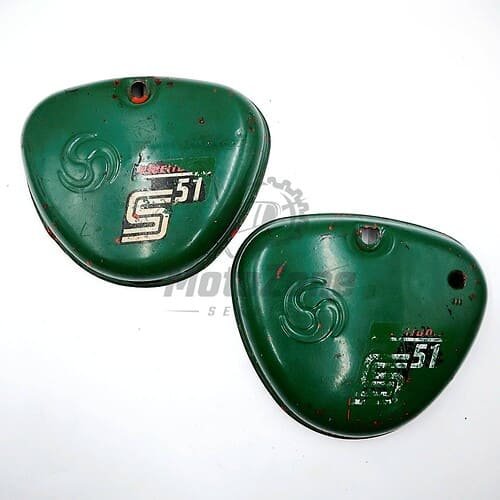 MotoZoneService - Pokrywa filtra powietrza prawa – Simson S51 Enduro – DDR – używane 3 (Kopia) OEM
