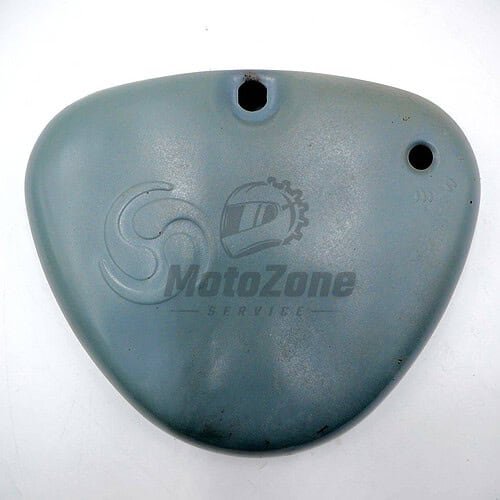 MotoZoneService - Pokrywa filtra powietrza prawa oryginalne malowanie biała – Simson S51 Comfort – DDR – używane (Kopia) OEM