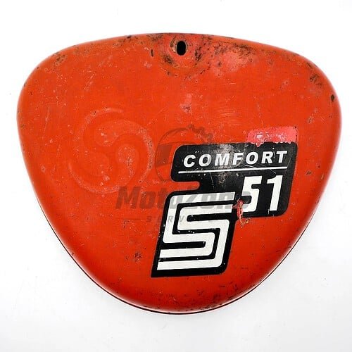 MotoZoneService - Pokrywa filtra powietrza prawa – Simson S51 – DDR – używane 4 (Kopia) OEM