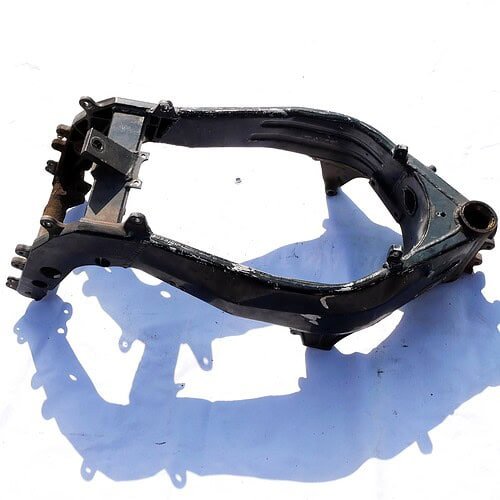 MotoZoneService - 32160 Rama główna z dokumentami, czarna (FRAME-COMP,AL,FR,BLACK) – Kawasaki ZXR400 L 1991 321601192 – używane OEM