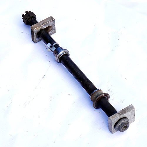 MotoZoneService - 41068 / 33040 Oś koła tylnego zestaw (AXLE, RR) – Kawasaki ZXR400 410681329 / 330401118 – używane 2 (Kopia) OEM