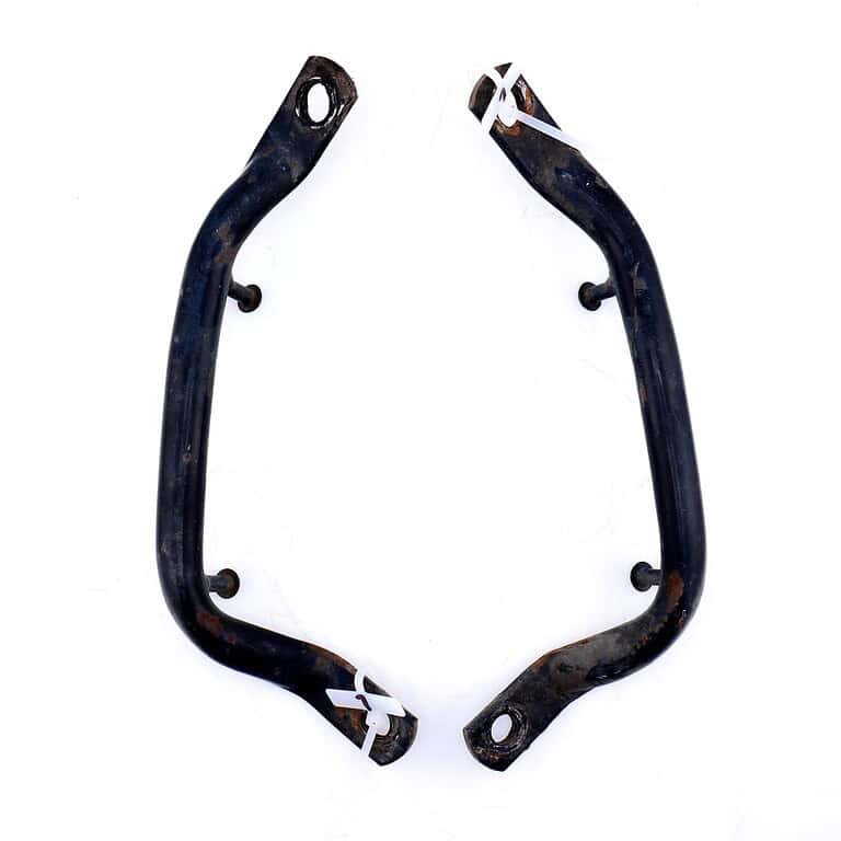 MotoZoneService - 35011B / 35011E Uchwyty tylnego uchwytu pasażera komplet (STAY,REAR GRIP,LH/RH) – Kawasaki ZXR400 350111499 / 350111574 – używane OEM