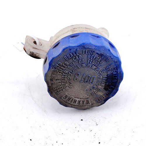 MotoZoneService - 43078 / 43027 / 43028 / 43026 Zbiorniczek tylnej pompy hamulcowej (komplet) (RESERVOIR / CAP / DIAPHRAGM) – Kawasaki ZXR400 430781082 / 430271051 / 430281057 / 430261051 – używane (Kopia) OEM