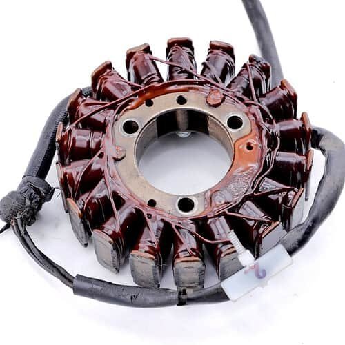 MotoZoneService - 21003 Stator alternatora (STATOR) – Kawasaki ZXR400 210031211 – używane 8 (Kopia) OEM