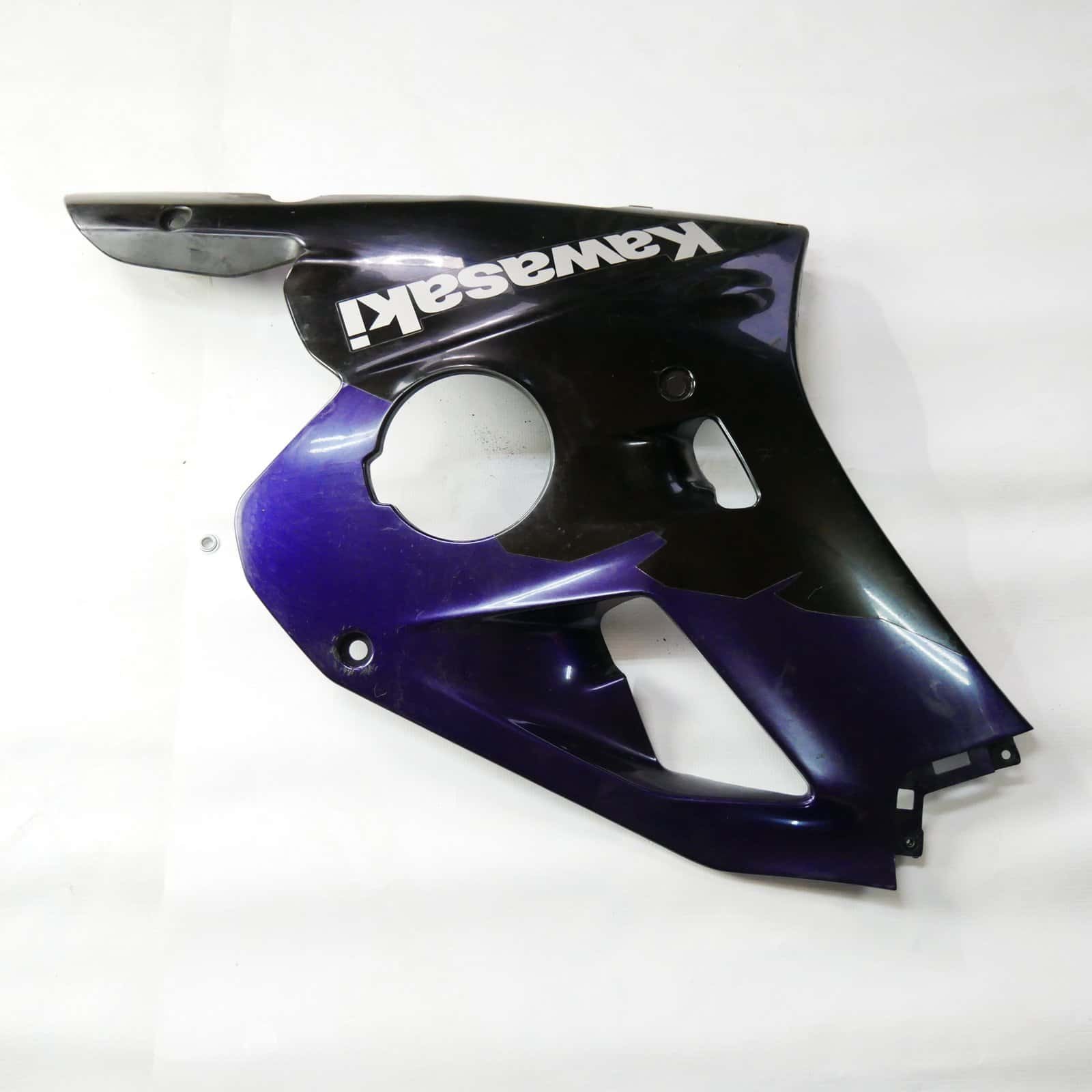 55049 Owiewka boczna duża lewa czarno-fioletowa (COWLING.,LWR,LH,BLACK/PURPLE) – Kawasaki ZXR400 – używane 4 MotoZoneService -4