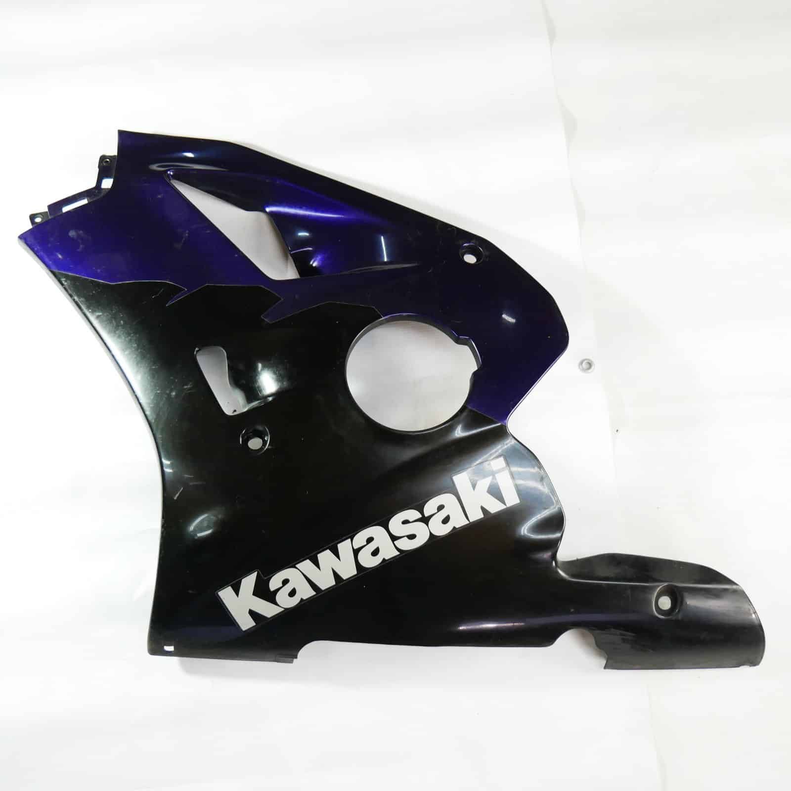 55049 Owiewka boczna duża lewa czarno-fioletowa (COWLING.,LWR,LH,BLACK/PURPLE) – Kawasaki ZXR400 – używane 1 MotoZoneService -4