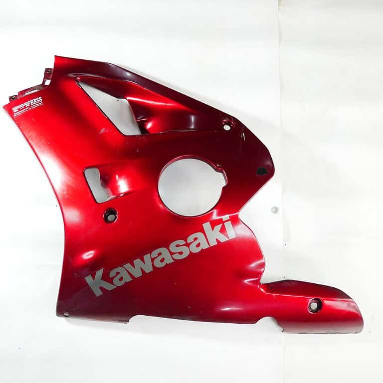 MotoZoneService - 55049 Owiewka boczna duża lewa zielona (COWLING.,LWR,LH,GREEN) – Kawasaki ZXR400 – używane (Kopia) OEM