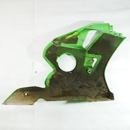 MotoZoneService - 55049 Owiewka boczna duża lewa zielona (COWLING.,LWR,LH,GREEN) – Kawasaki ZXR400 – używane (Kopia) OEM