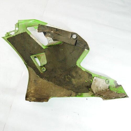 MotoZoneService - 55049 Owiewka boczna duża lewa zielona (COWLING.,LWR,LH,GREEN) – Kawasaki ZXR400 – używane 2 (Kopia) OEM