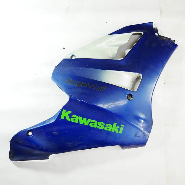 MotoZoneService - 55049 Owiewka boczna duża lewa zielona (COWLING.,LWR,LH,GREEN) – Kawasaki ZXR400 – używane 2 (Kopia) OEM