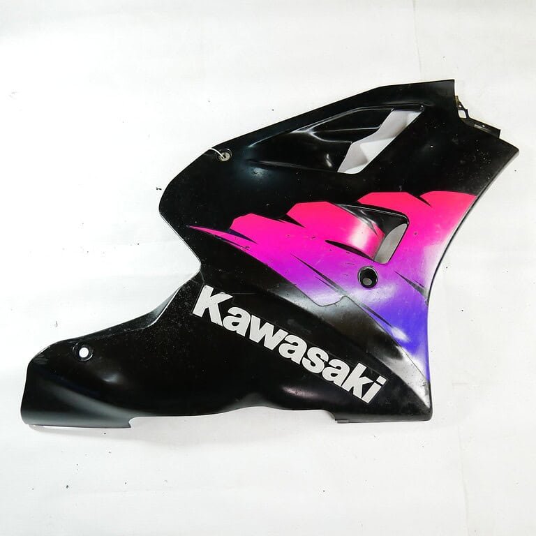 MotoZoneService - 55049 Owiewka boczna duża lewa zielona (COWLING.,LWR,LH,GREEN) – Kawasaki ZXR400 – używane 2 (Kopia) OEM