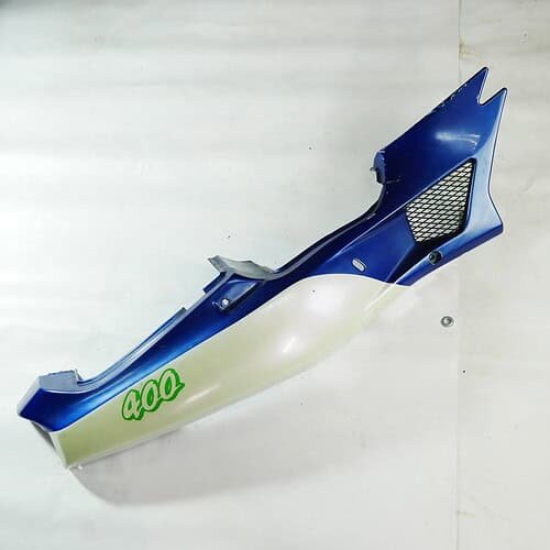 MotoZoneService - 55049 Owiewka górna przednia czasza biało-niebieska (COWLING.,UPP,P.WHITE/BLUE) – Kawasaki ZXR400 5504950336F – używane OEM