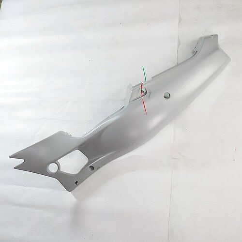 MotoZoneService - 55049 Owiewka górna przednia czasza biało-niebieska (COWLING.,UPP,P.WHITE/BLUE) – Kawasaki ZXR400 5504950336F – używane OEM