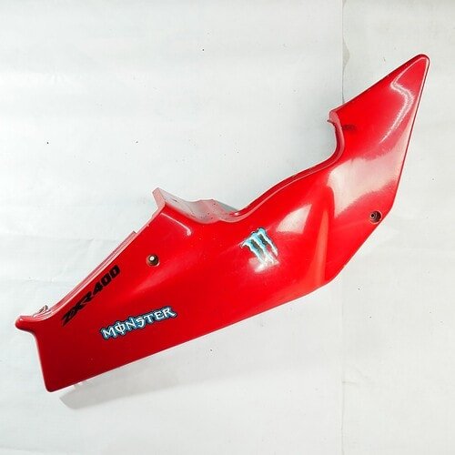 MotoZoneService - 55049 Owiewka górna przednia czasza biało-niebieska (COWLING.,UPP,P.WHITE/BLUE) – Kawasaki ZXR400 5504950336F – używane OEM