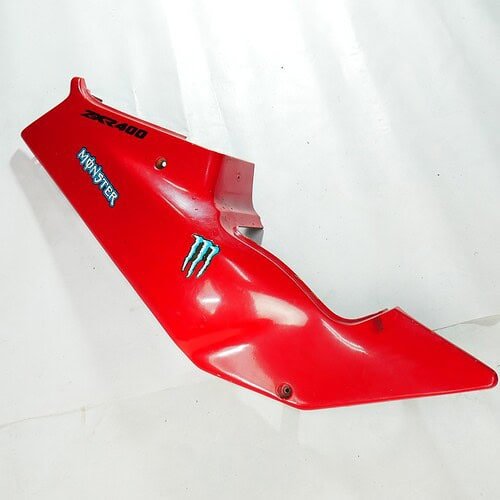 MotoZoneService - 55049 Owiewka górna przednia czasza biało-niebieska (COWLING.,UPP,P.WHITE/BLUE) – Kawasaki ZXR400 5504950336F – używane OEM